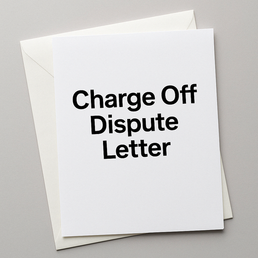 Charge-Off Dispute Letter Pack (High Removal Rate Template Set)